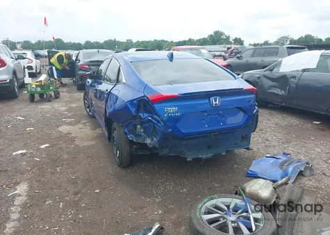 2021 Honda Civic Ex z USA, uszkodzony, nr VIN 19XFC1F37ME006707